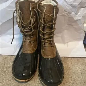 JBU | Shoes | Jbu Brown And Black Winter Rain Boots | Poshmark display picture 2
